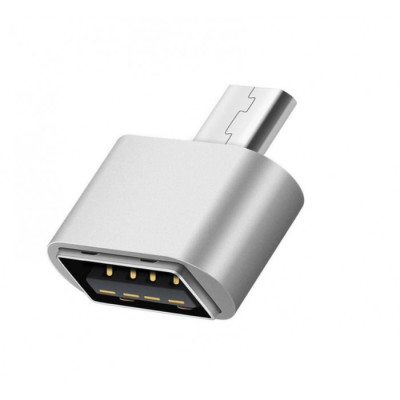 OTG USB на micro USB- срібло
