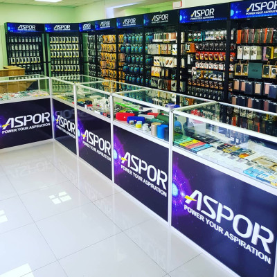 Шкаф металлический Aspor с подсветкой