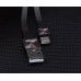 USB кабель Aspor A160 Type-C Плоский Silicon  2.4A/1.2м- графит