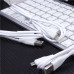 USB кабель Aspor AC-06 Lightning 2.4A/1м- белый