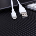 USB кабель Aspor AC-06 Lightning 2.4A/1м- белый