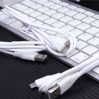 USB кабель Aspor AC-07 Type-C 2.4A/1м- белый
