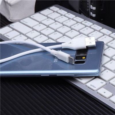 USB кабель Aspor AC-07 Type-C 2.4A/1м- белый