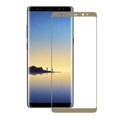 Стекло защитное Full Glue для Samsung J260/J2 Core тех. упаковка- золотой