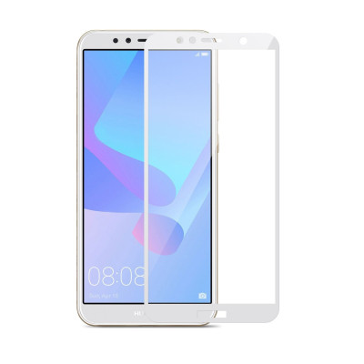 Стекло защитное Full Glue для Xiaomi Mi 8 SE тех. упаковка- белый