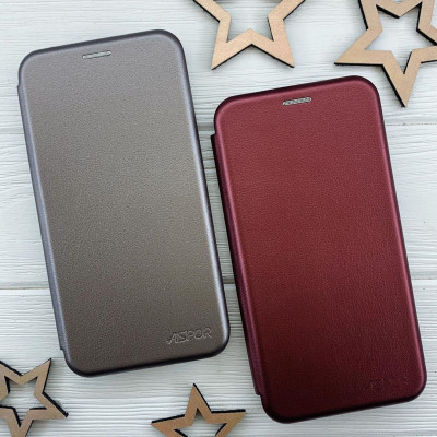 Книжка Aspor leather для Meizu 15- бордовый