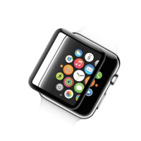 Стекло защитное Full Glue для для Apple Watch 38мм- черный