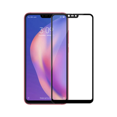 Стекло защитное Full Glue для Xiaomi Redmi GO тех. упаковка- черный