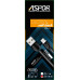 USB кабель Aspor A72 глянцевый для P.B (2A/0.25м)- Micro- черный