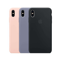 Накладка Silicone Case Original Full Cover для iPhone XS Max- №8 темно-синий