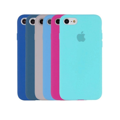 Накладка Silicone Case Original Full Cover для iPhone 7/8- №2 коралловый