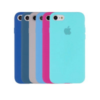 Накладка Silicone Case Original Full Cover для iPhone 7/8- №48 оранжевый