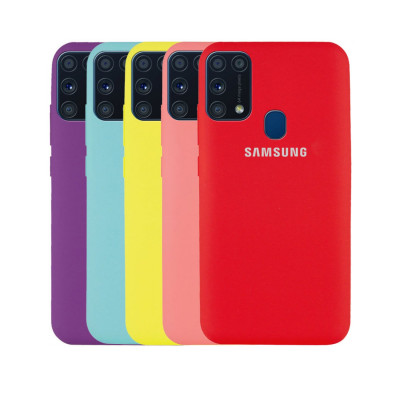 Накладка Silicone Case Original Full Cover для Samsung A60/A605- №43 флеш