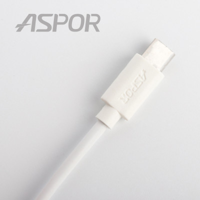 USB кабель Aspor A173 Type-C 2A/1.2м- белый