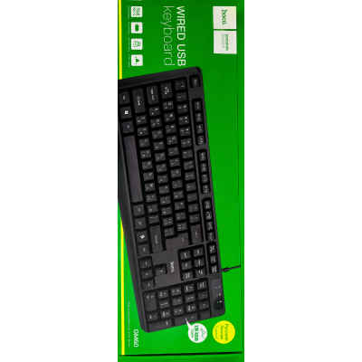 Клавиатура Hoco GM60 Cool wired keyboard(russian version) Black