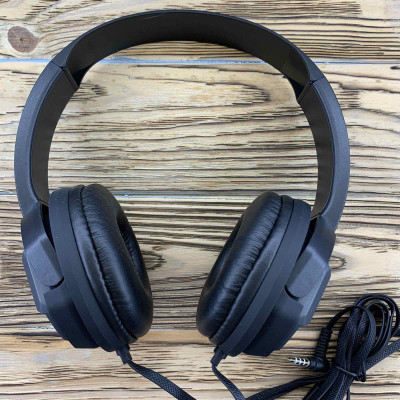 Наушники накладные с микрофоном Aspor S102 (2м)- графитовый