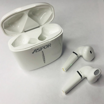 Bluetooth наушники Aspor A605- белый