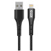 USB кабель Aspor A192 Lightning2.4A/1м- черный