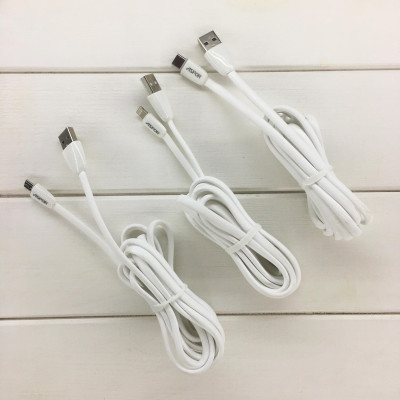 USB кабель Aspor A77 глянцевый Micro (2A/2м)- черный