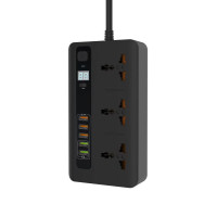 Сетевой фильтр Aspor A503 Auto Max (3.4A) 2м- черный