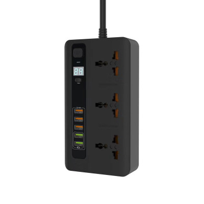Сетевой фильтр Aspor A503 Auto Max (3.4A) 2м- черный