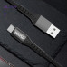 USB кабель Aspor A166 Micro 2.4A/1м- черный