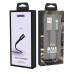 USB кабель Aspor A166 Micro 2.4A/1м- черный