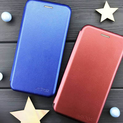 Книжка Aspor leather для Samsung A20e/A202- синий