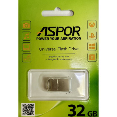 USB Flash Aspor AR105 32GB- серебро