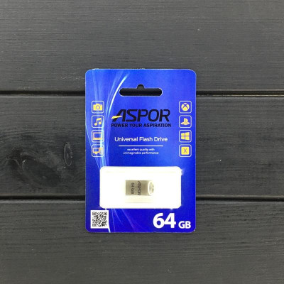USB Flash Aspor AR105 64GB- серебро