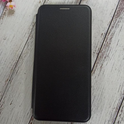 Книжка Premium Leather Case для Samsung M11/M115 тех. упаковка- черный
