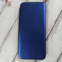 Книжка Premium Leather Case для Huawei P40 Lite тех. упаковка- синий