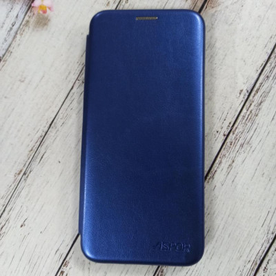 Книжка Premium Leather Case для Huawei P40 Lite тех. упаковка- синий