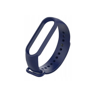Ремешок силиконовый для Mi Band 5 Single- №2 синий