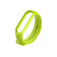 Ремешок силиконовый для Mi Band 5 Single- №5 салатовый