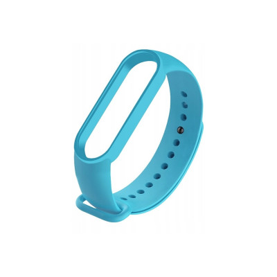 Ремешок силиконовый для Mi Band 5 Single- №9 голубой