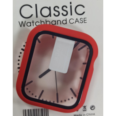 Стекло защитное Classic для Apple Watch 40мм- №4 красный