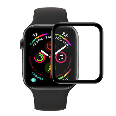 Стекло защитное Apple GLASS для Apple Watch 42мм тех. упаковка- черный