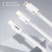 USB-C кабель Aspor A109PD Type C to LIghtning Fast charging 3.1A/1м- белый