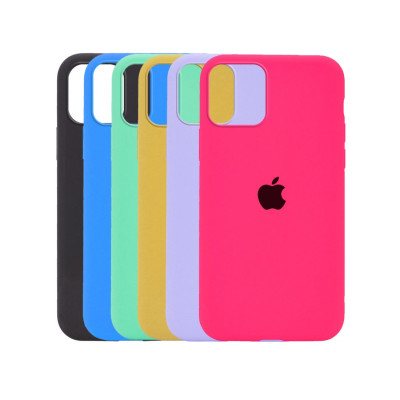 Накладка Silicone Case Original Full Cover для iPhone 12 Pro Max 6,7"- №9 белый