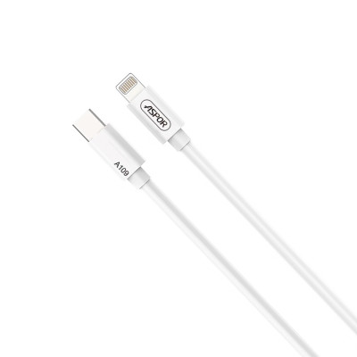 USB-C кабель Aspor A109 Type-C to Lightning Econom пак 3.1A/1м- белый