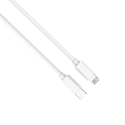 USB-C кабель Aspor A109 Type-C to Lightning Econom пак 3.1A/1м- белый