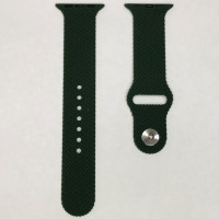 Ремешок Soft touch плетеный для Apple Watch (38/40мм)- темно-зеленый