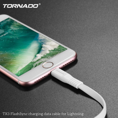 USB кабель Tornado TX3 Lightning (2,4A/1м)- белый