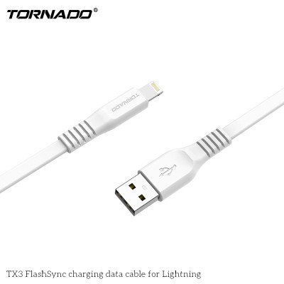 USB кабель Tornado TX3 Lightning (2,4A/1м)- белый