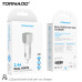 АЗУ Tornado L-22 (2USB/2.4A/1м)- белый