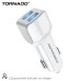 АЗУ Tornado L-22 (2USB/2.4A/1м)- белый
