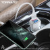 Автомобільний зарядний пристрій Tornado L-22 (2USB/2.4A/1м) + USB кабель Lightning- білий