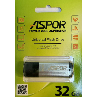 USB Flash Aspor AR121 32GB- срібло