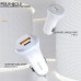 Автомобільний зарядний пристрій Aspor A907 блочок (1USB/1USB-C/3.0A)- білий